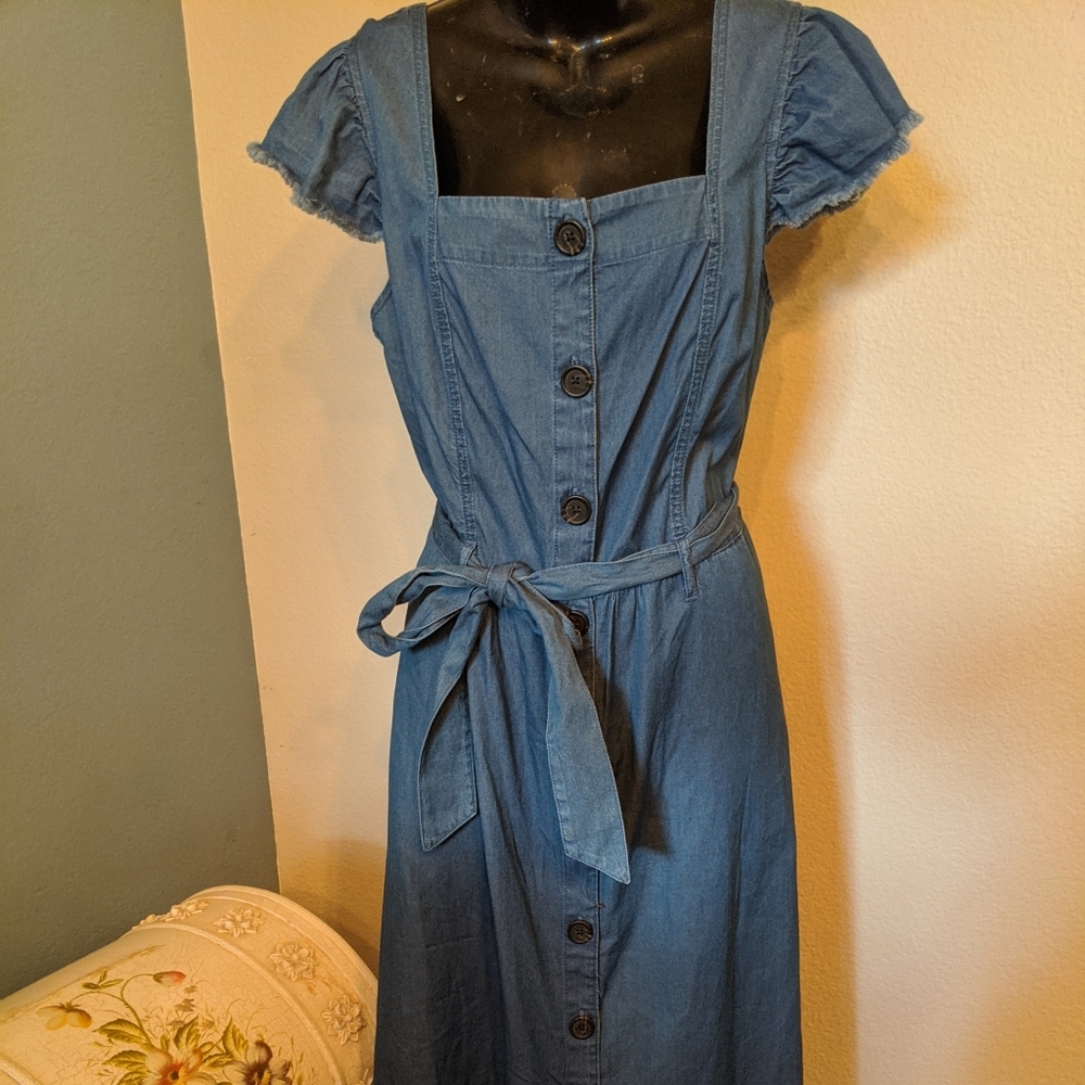 Denim dress